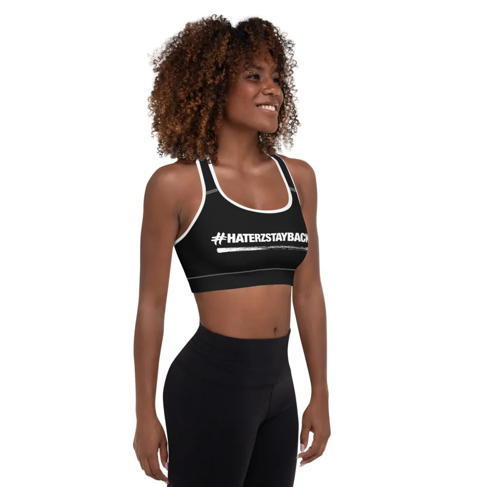 #HaterzStayBack Sports Bra (Black)