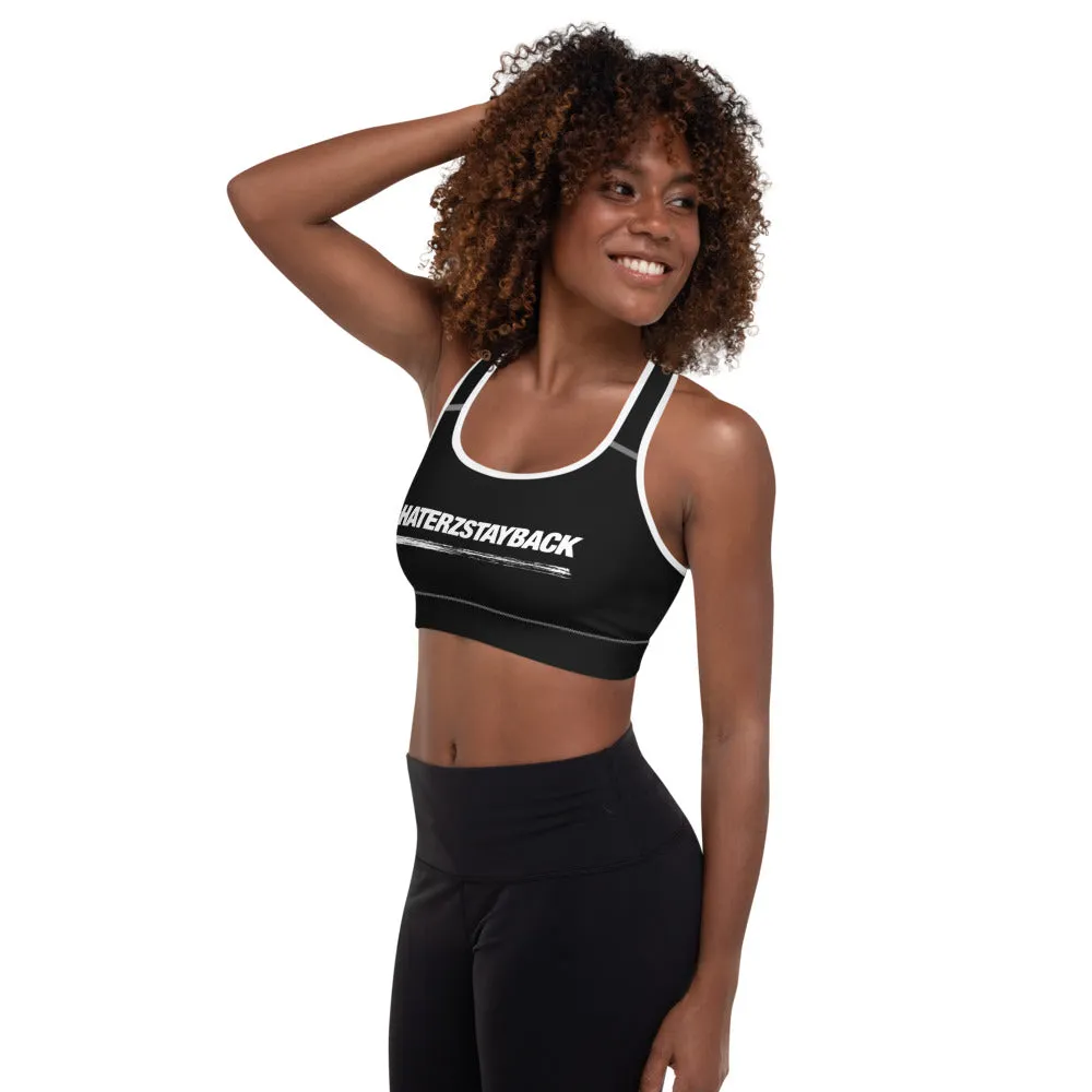 #HaterzStayBack Sports Bra (Black)