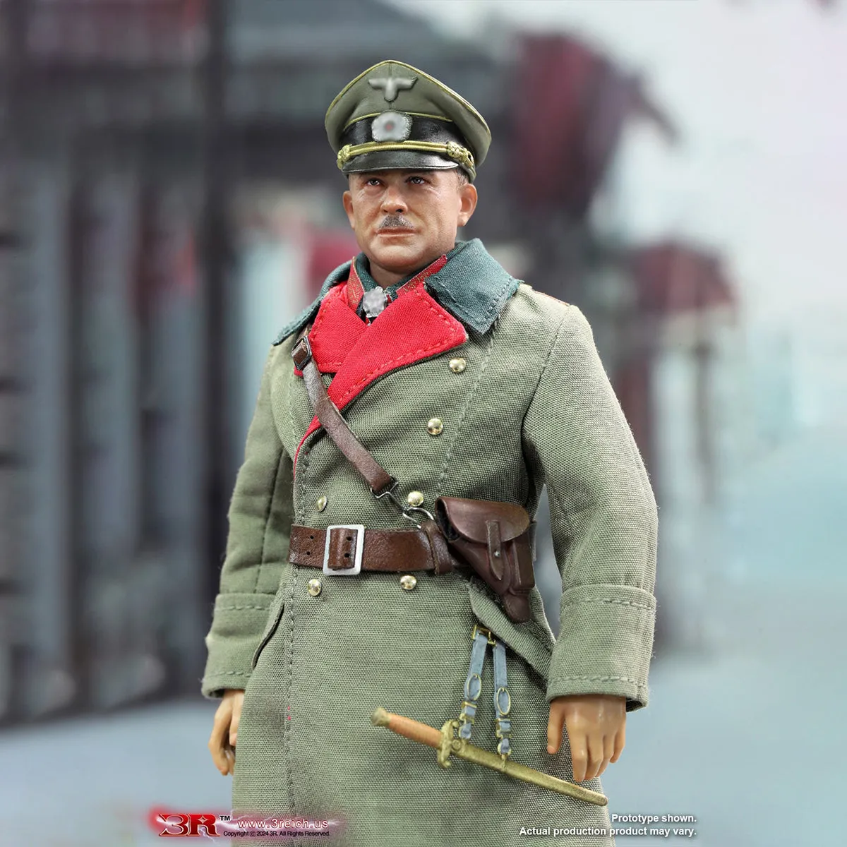 HiPlay 3R Collectible Action Figure Full Set: Little Empire - Guderian, Military Style, Seamless Design, 1:12 Scale Miniature