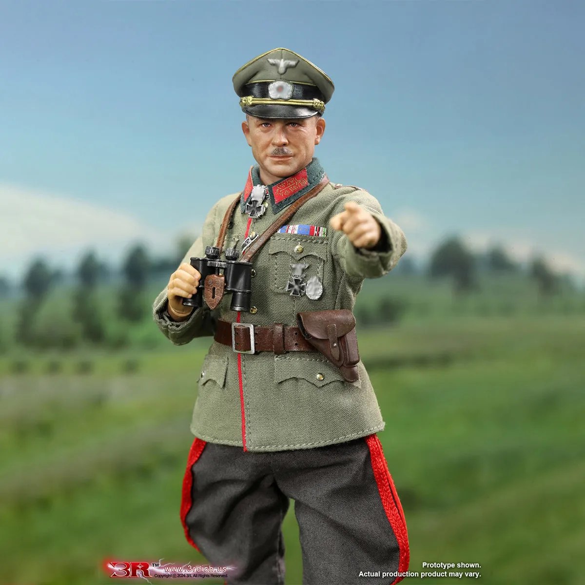 HiPlay 3R Collectible Action Figure Full Set: Little Empire - Guderian, Military Style, Seamless Design, 1:12 Scale Miniature