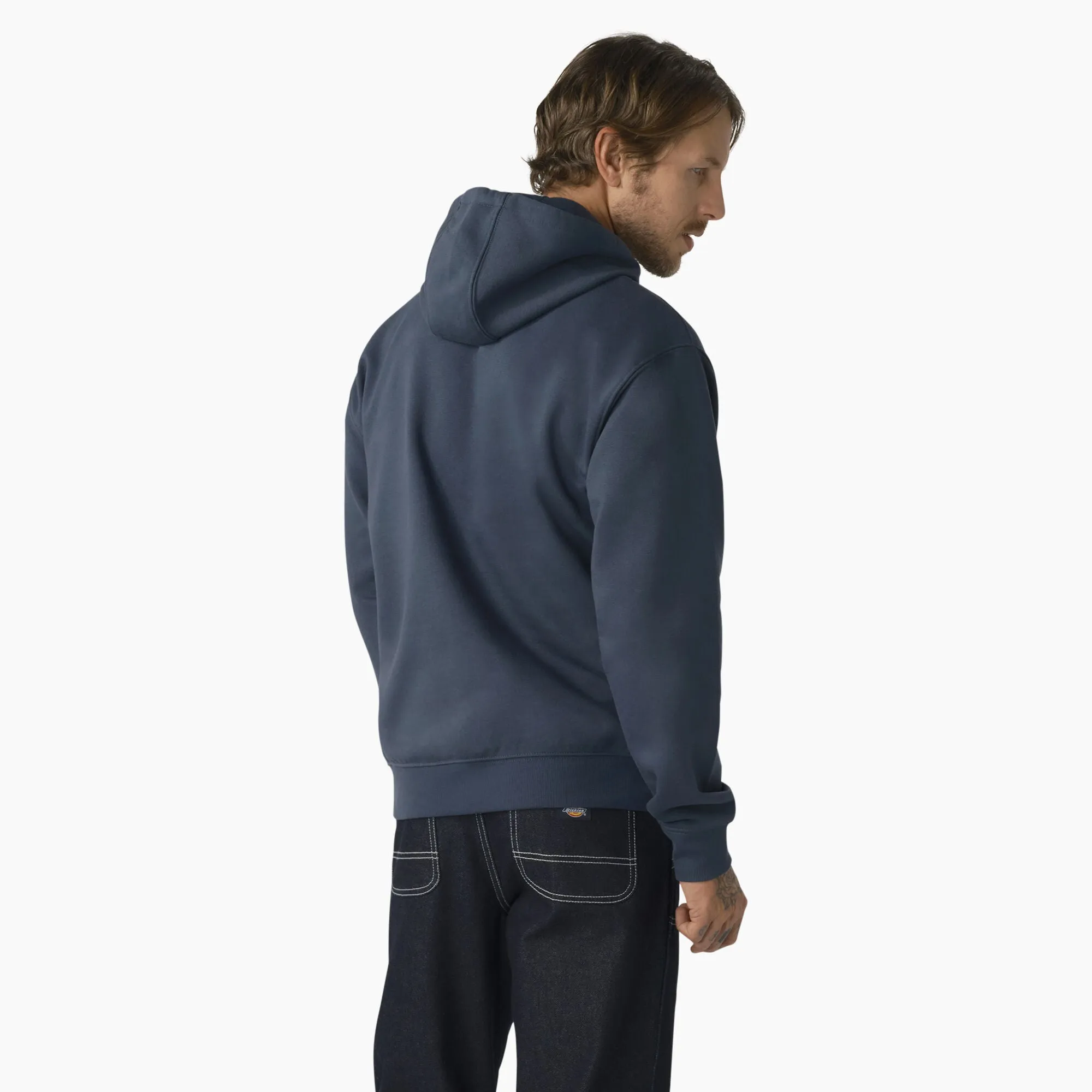 Hoodie - Dickies Water Repellent Tri-Color Logo Hoodie, Airforce Blue, TW22AAF