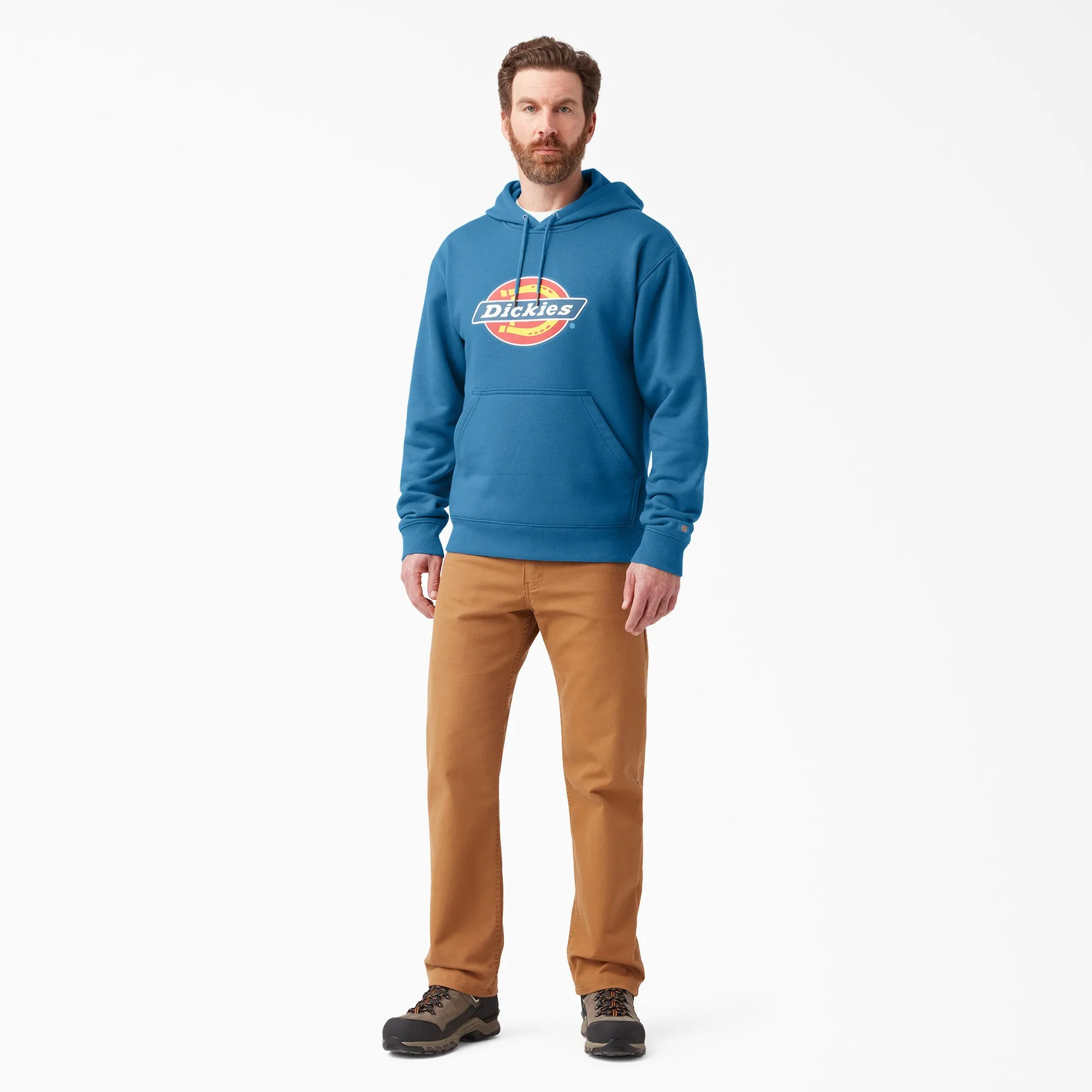 Hoodie - Dickies Water Repellent Tri-Color Logo Hoodie, Valerta Blue, TW22AV2B