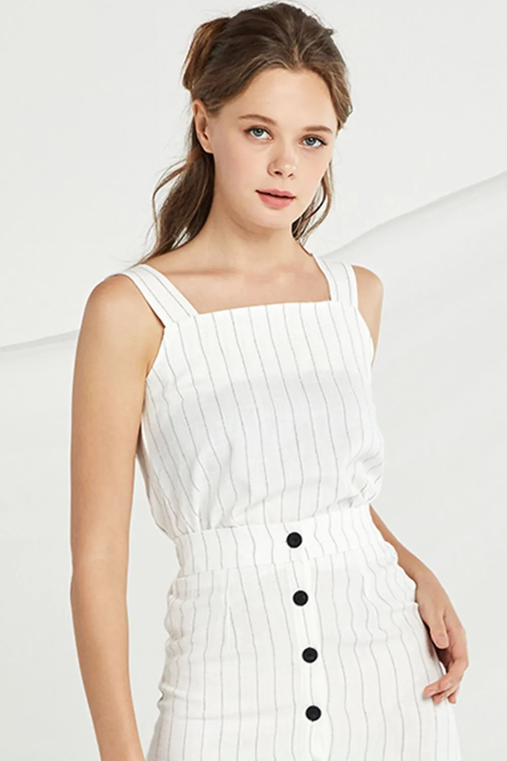 Katherine Pin Stripe 2-Piece Set