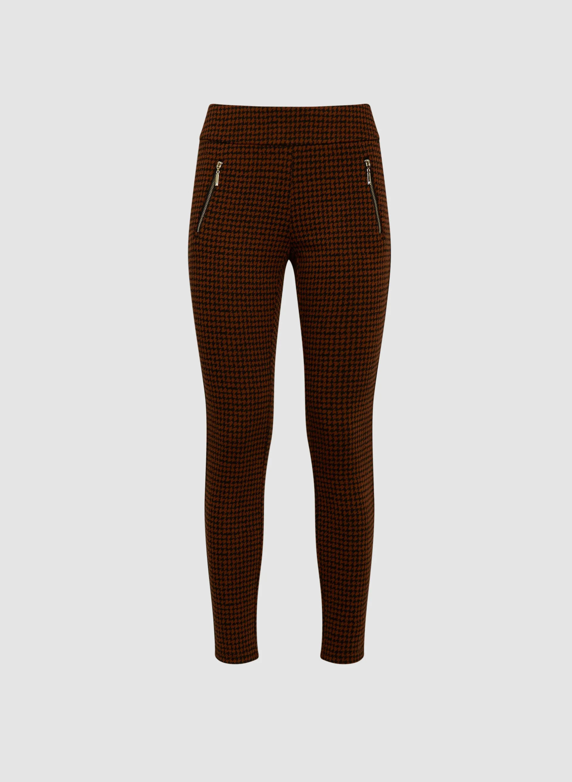 Kayla Pull-On Herringbone Leggings