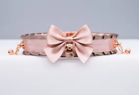 Latte and Rose Gold BDSM Collar