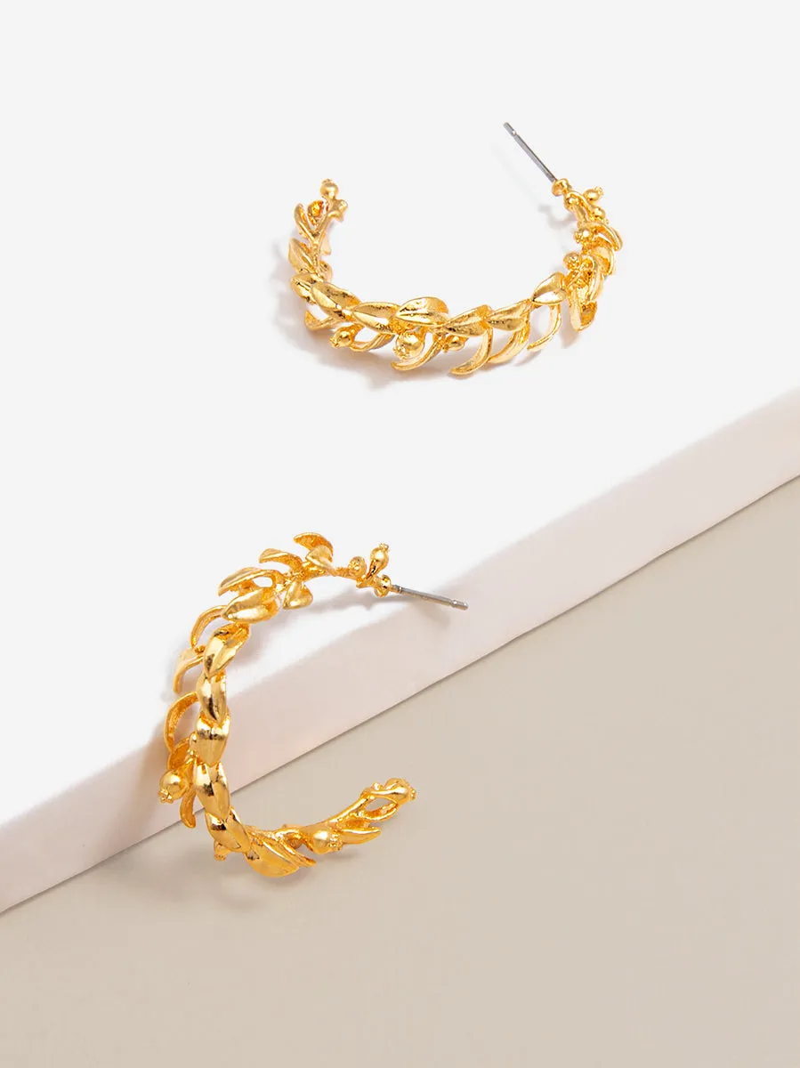 Laurel Hoop Earring