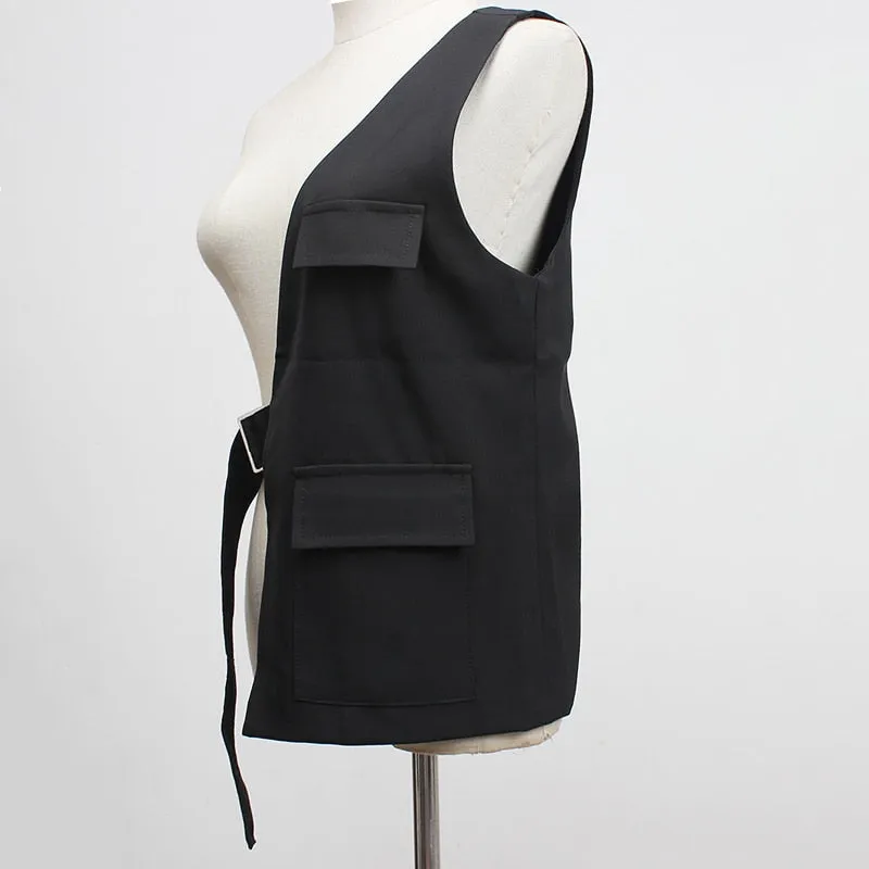 Luna Irregular Half Vest Belt