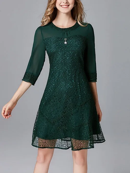 Magali Green Sweetheart Charm Dress