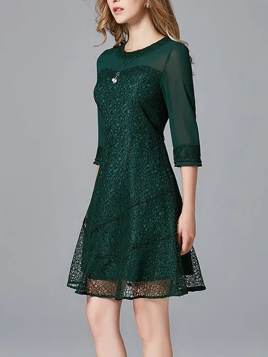 Magali Green Sweetheart Charm Dress