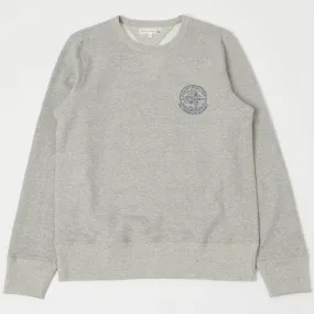 Merz b. Schwanen 344 Eskimo Print Sweatshirt - Grey Melange