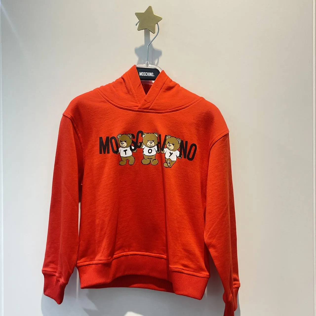 Moschino Kids Logo-Print Cotton Hoodie