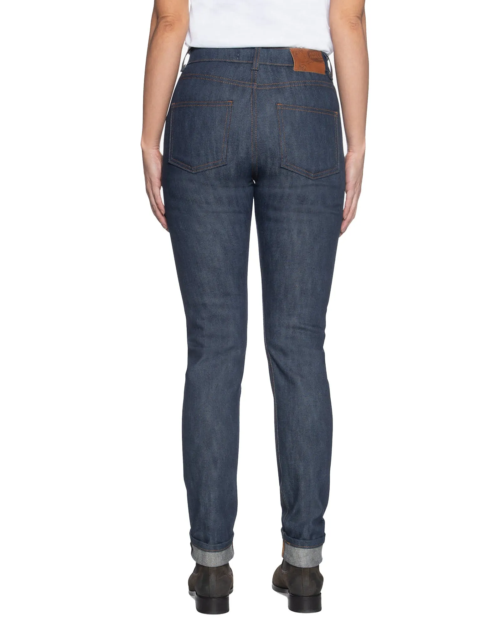 Naked & Famous Denim High Skinny Womens Jeans - Golden Hour Slub Stretch Selvedge / Indigo