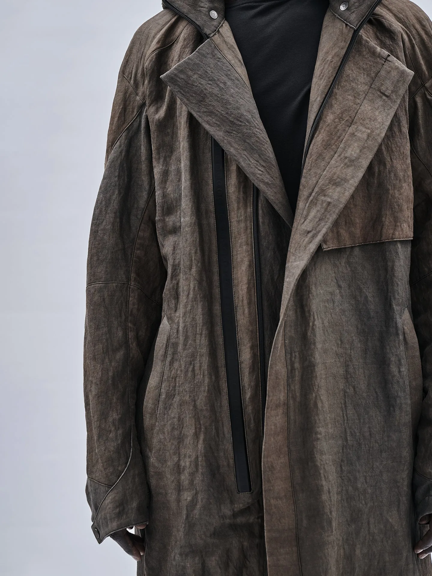 oihu coat cotton/metal blend