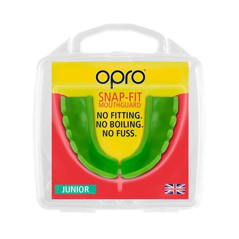 OPRO Snap-Fit Junior MouthGuard Gum Shield -