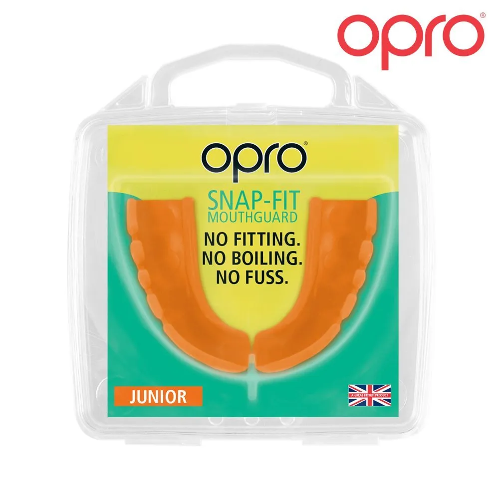 OPRO Snap-Fit Junior MouthGuard Gum Shield -