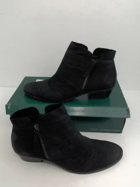 Paul Green Women's Shasta Black Nubuk Booties Size 9