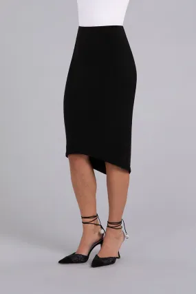 Pencil Drop Skirt Short | Black