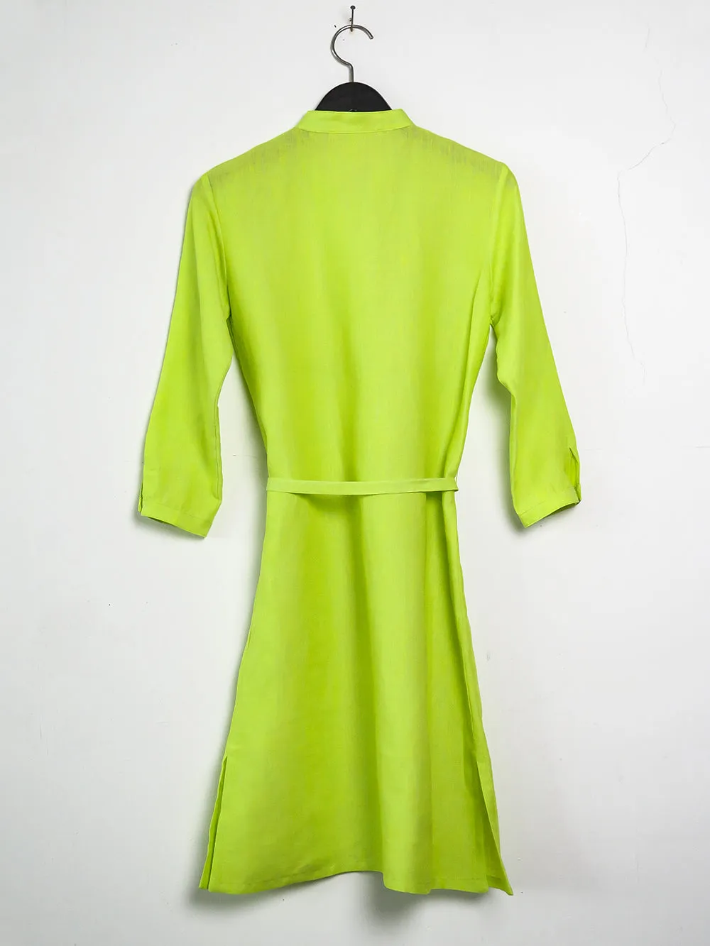 Piet Linen Dress in Fluo