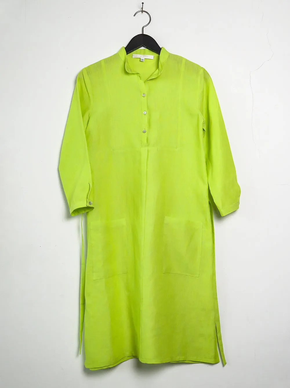 Piet Linen Dress in Fluo