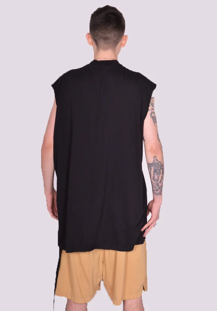 RICK OWENS DRKSHDW DU01D1158 RN 09 TARP T-SHIRT BLACK