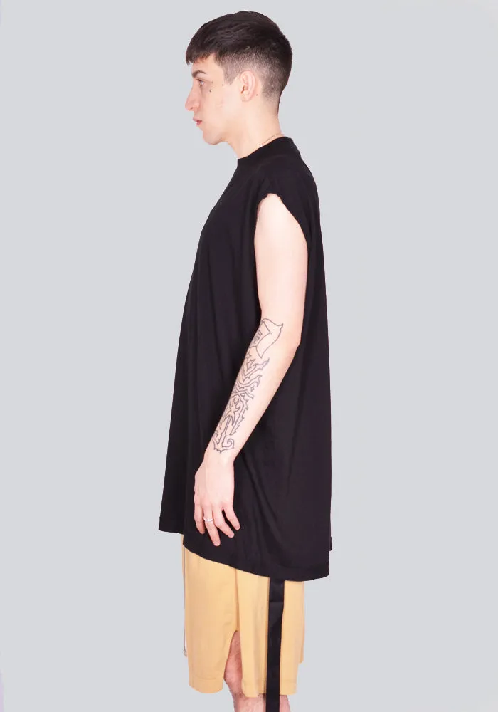 RICK OWENS DRKSHDW DU01D1158 RN 09 TARP T-SHIRT BLACK