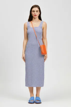 Sim Dress Blue/White Check