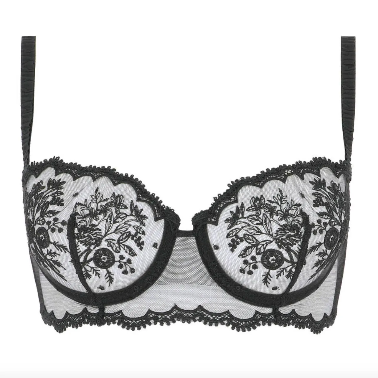 Simone Perele Intrigue Demi Cup Bra 1E2330 in Black