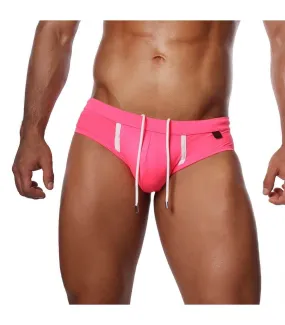 Swim-Brief Tight-Fitting by TOF PARIS Happy Neon Pink 4