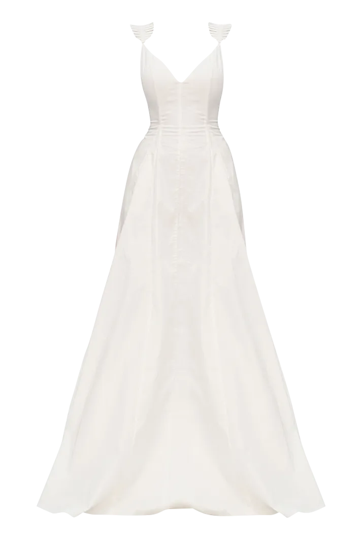 Vola White Maxi Dress